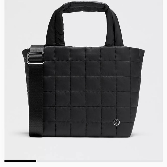 Lululemon Black 5L Quilted Tote Bag - Picture 1 of 6